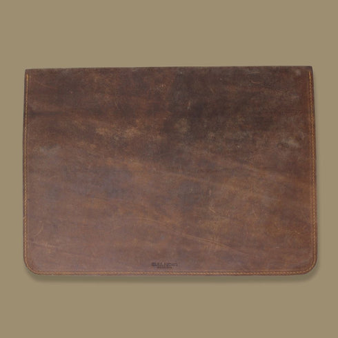 Utkarsh Oil Pullup Genuine Leather Laptop Sleeve Rank